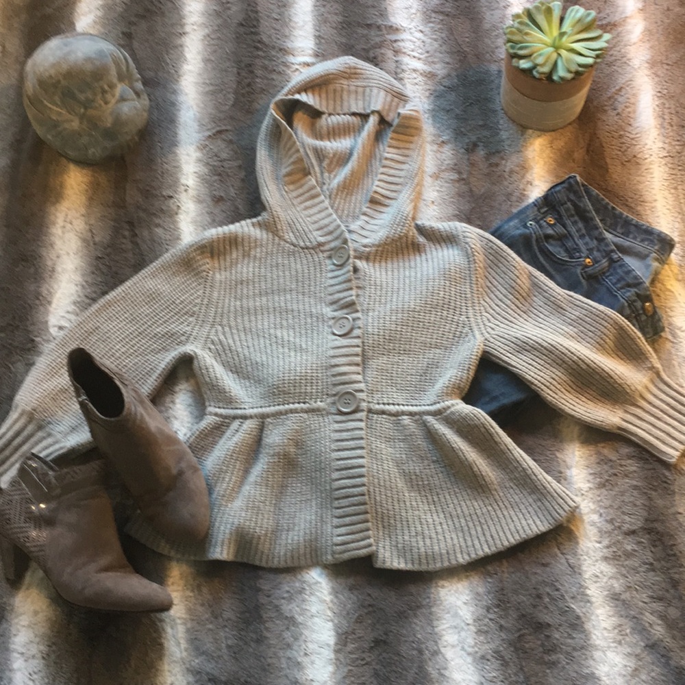 No Boundaries Gray Sweater